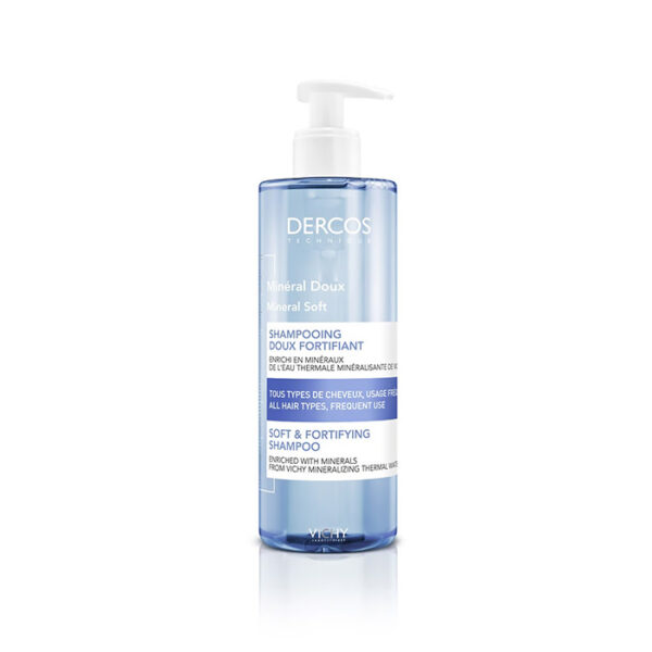Dercos Mineral Soft Fortifying Shampoo 400ml